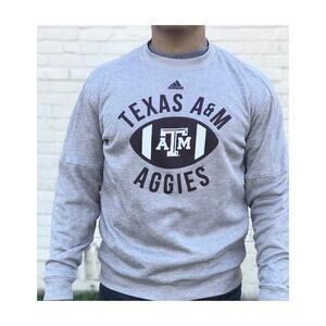 Adidas Texas A&M Univ  Aggies men's sweatshirt XL Grey and Maroon